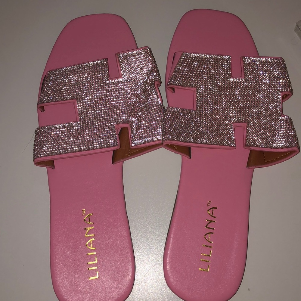 ✨💕Pink sparkle sandals!